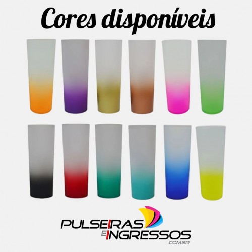 Copo Long Drink Degradê 350ml